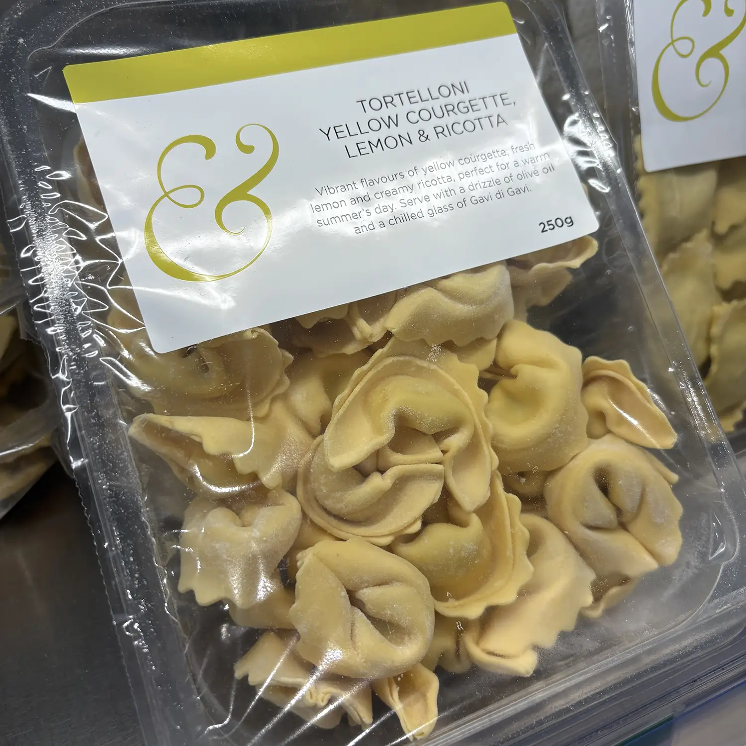 Courgette, Lemon & Ricotta Ravioli
